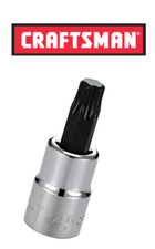Novos soquetes Craftsman Torx Bit, unidade de 1/4" ou 3/8" escolha um tamanho comprar usado  Enviando para Brazil