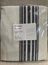 Cortina Pottery Barn Riviera 50x96" forro de algodão azul marinho um painel comprar usado  Enviando para Brazil