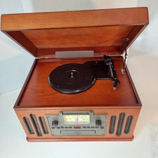 CD e toca-discos cassete Crosley CR704 5 em 1 Ent Ctr todas as funções foram testadas comprar usado  Enviando para Brazil