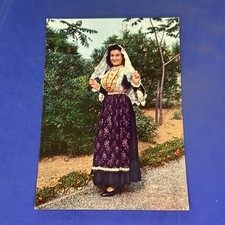 Costumi sardi cartolina usato  Bari