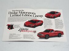 2001 dodge motorsports for sale  Stafford