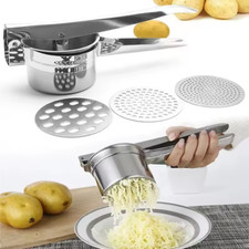 Espremedor Abaixador Triturador De batata, Alho limão,frutas Inox Cozinha Ga comprar usado  Brasil 