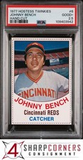 Usado, 1977 HOSTESS TWINKIES HAND CUT #6 JOHNNY BENCH REDS HOF POP 1 PSA 2.5 comprar usado  Enviando para Brazil