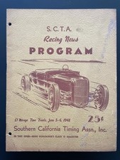 Usado, Southern California Timing Assn. Racing News Program El Mirage Time Trials 1948 comprar usado  Enviando para Brazil