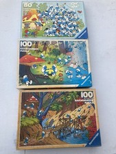 Lot puzzles schtroumpfs d'occasion  Longuenesse