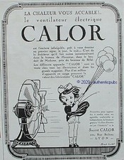 Publicite calor ventilateur d'occasion  Cires-lès-Mello