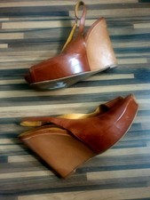 Keilabsatz pumps highheels gebraucht kaufen  Mülheim an der Ruhr