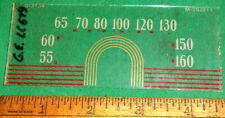 Mostrador de rádio de vidro General Electric LC-679 limpo! Gráficos transparentes (1941) 4 1/2 X 2", usado comprar usado  Enviando para Brazil