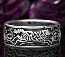 Bague viking loup d'occasion  France