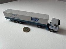 F122 Wiking Scania 143M 500 Pritschensattel VAW Aluminium Sparte Spezialoxide H0 comprar usado  Enviando para Brazil