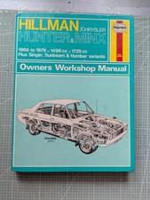 Hillman hunter minx for sale  LITTLEHAMPTON