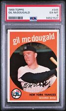 Gil Mcdougald 1959 Topps #345 PSA 6 na sprzedaż  Wysyłka do Poland