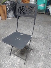 Foldable metal chair for sale  REDDITCH