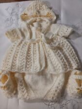 Hand knitted baby for sale  SWANSEA