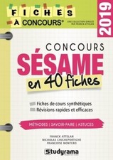 Concours sésame fiches d'occasion  Hennebont