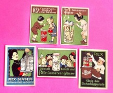 Reklamemarken rex conservengl� gebraucht kaufen  Berlin