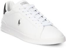 Usado, Tênis Polo Ralph Lauren Z2347* Masculino Couro Branco Heritage Court II Tamanho 10.5 comprar usado  Enviando para Brazil