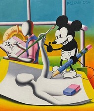 Kostabi mark 31x26 usato  Italia