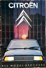 Citroen range brochure for sale  BIGGLESWADE
