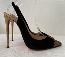 Salto Christian Louboutin Almine 100 camurça preta tamanho 39 levemente usado comprar usado  Enviando para Brazil