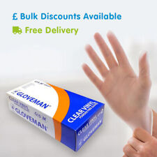 Gloveman disposable clear for sale  UK