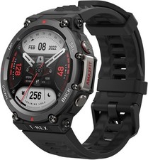 Używany, Smartwatch Amazfit T-Rex 2 - czarny, GPS, tracker fitness, uszkodzony na sprzedaż  PL