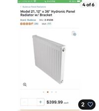 Hydronic panel radiator for sale  Osceola