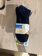 Meias masculinas atléticas acolchoadas no tornozelo conforto absorção anti-bolha meia de corrida 3 comprar usado  Enviando para Brazil