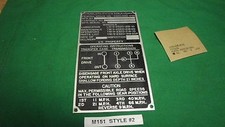 M151 mutt style d'occasion  Expédié en Belgium