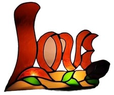 Stained glass love for sale  Turbotville