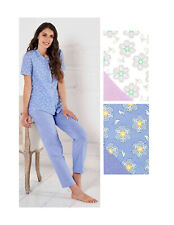 Pijama Abierto Manga Corta De Mujer de Algodón Fresco Jersey Linclalor 74480 comprar usado  Enviando para Brazil