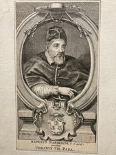 Gravura em placa de impressão Cardinal Maphaeus Barberinus Urbanus VIII Papa George Vertue comprar usado  Enviando para Brazil