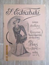 Catalogue fourrures edvabski d'occasion  Artres