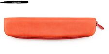 Estojo de couro genuíno Kübler com zíper / estojo em vermelho para 1 caneta / feito na Alemanha comprar usado  Enviando para Brazil