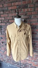 Polo Ralph Lauren Vintage RARO Camisa Casual Couro Escorpião Frisado , usado comprar usado  Enviando para Brazil