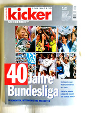 Kicker sonderheft jahre gebraucht kaufen  Lotte