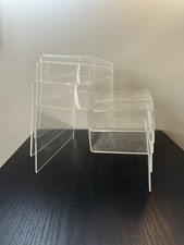 Tier acrylic clear for sale  HULL