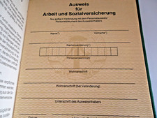 Ddr ausweis dokument gebraucht kaufen  Erfurt