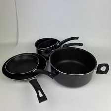 Usado, Conjunto de panelas Tramontina 5 peças 5 qt, 2 qt, 1 qt, 10 pol, 8 pol SEM TAMPAS comprar usado  Enviando para Brazil