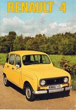Catalogue brochure renault d'occasion  Saône