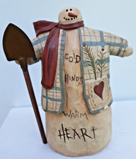 Faux wooden snowman for sale  Carrollton