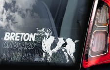 Adesivo de carro BRETON, placa de janela de cachorro Brittany Spaniel francesa decalque presente animal de estimação - V02 comprar usado  Enviando para Brazil