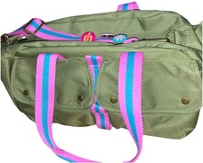 Antiga Bolsa Mensageiro Ralph Lauren Polo FRIO Verde Metro Fragrância Botões Satchel comprar usado  Enviando para Brazil