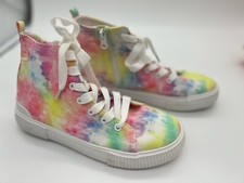 Usado, Tênis feminino Cora tie-dye com zíper com cadarço - Cat & Jack comprar usado  Enviando para Brazil