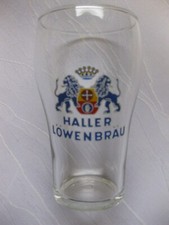 Werbeartikel bierglas haller gebraucht kaufen  Langenbrettach