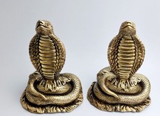 Para statuetek Cobry Wąż Tynk Podpisany Gianelli na sprzedaż  Wysyłka do Poland