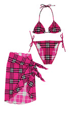 Burberry check fuchsia d'occasion  Expédié en Belgium