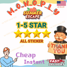 Nova Temporada MONO_POLY STICKER GO 1⭐- 5⭐ (TODOS os Adesivos) MAIS BARATO🔥SUPER RÁPIDO⚡ comprar usado  Enviando para Brazil