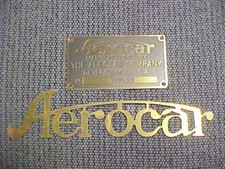Roteiro de radiador Aerocar e placa de dados latão gravado 1905-08 comprar usado Roteiro de radiador Aerocar e placa de dados latão gravado 1905-08 comprar usado  Enviando para Brazil