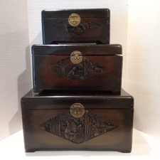 Antique asian carved for sale  Fresno